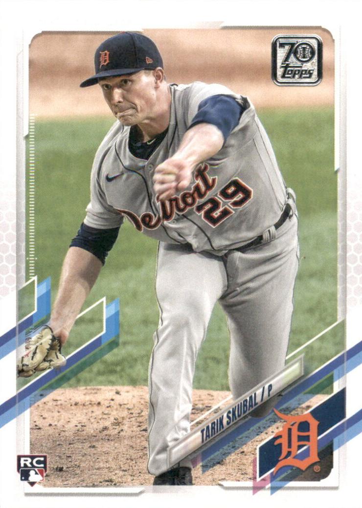 2021 Topps Baseball Tarik Skubal #92 PSA 9