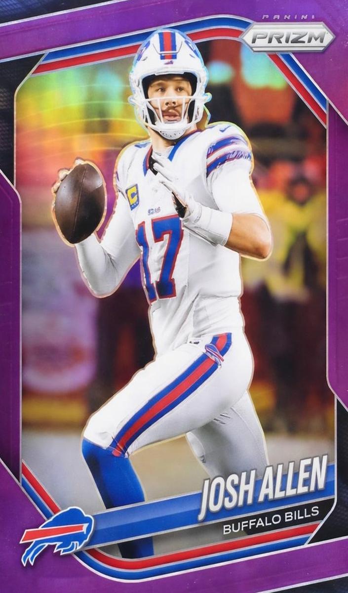 2025 Panini Prizm Football Purple Josh Allen #167