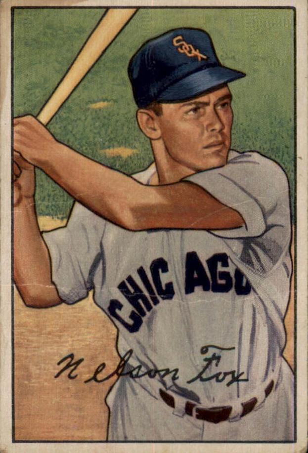 1952 Bowman Baseball Nelson Fox #21 PSA 6