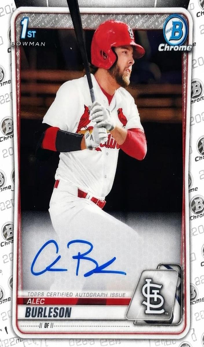 2020 Bowman Draft Chrome Baseball Alec Burleson #CDA-AB PSA 10
