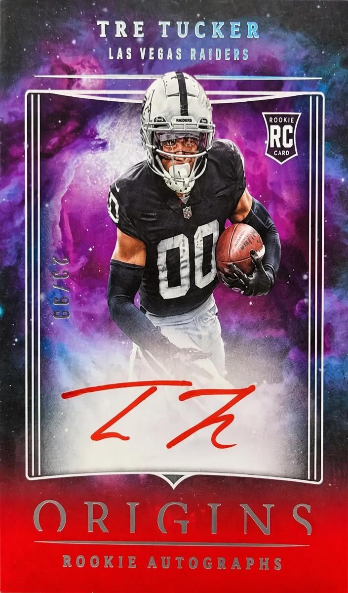 2023 Panini Origins Football Red Tre Tucker #RATRE
