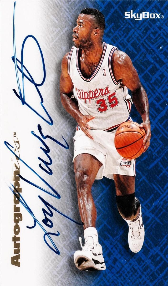 1996 Skybox Premium Basketball Loy Vaught #86 PSA 5