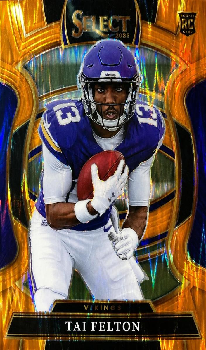 2025 Panini Select Football Orange Shock Tai Felton #64