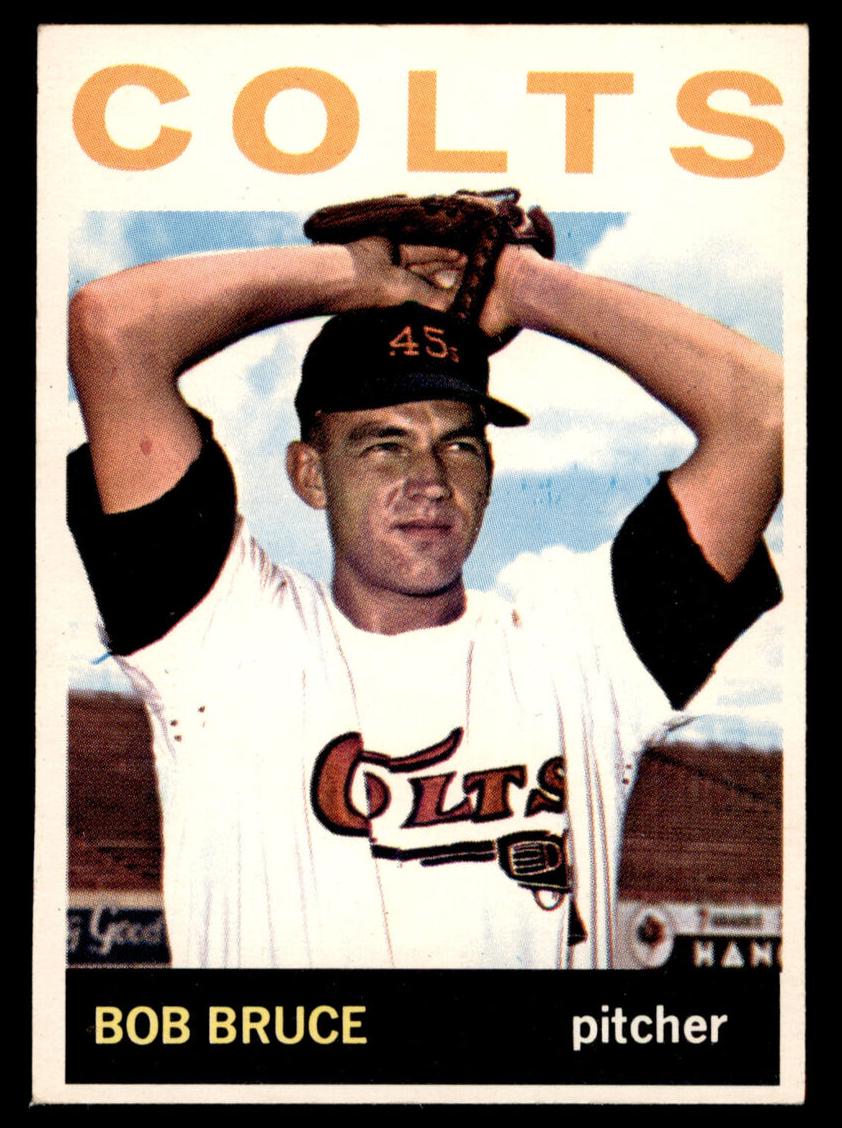 1964 Topps Baseball Bob Bruce #282 PSA 8