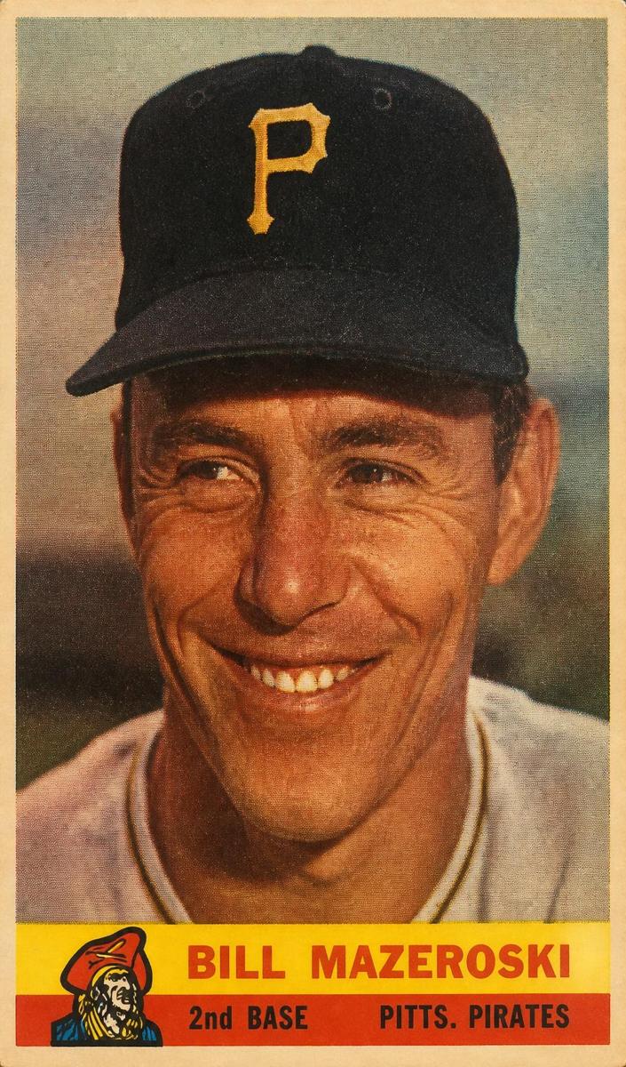 1959 Bazooka Hand Cut Baseball Bill Mazeroski #NNO