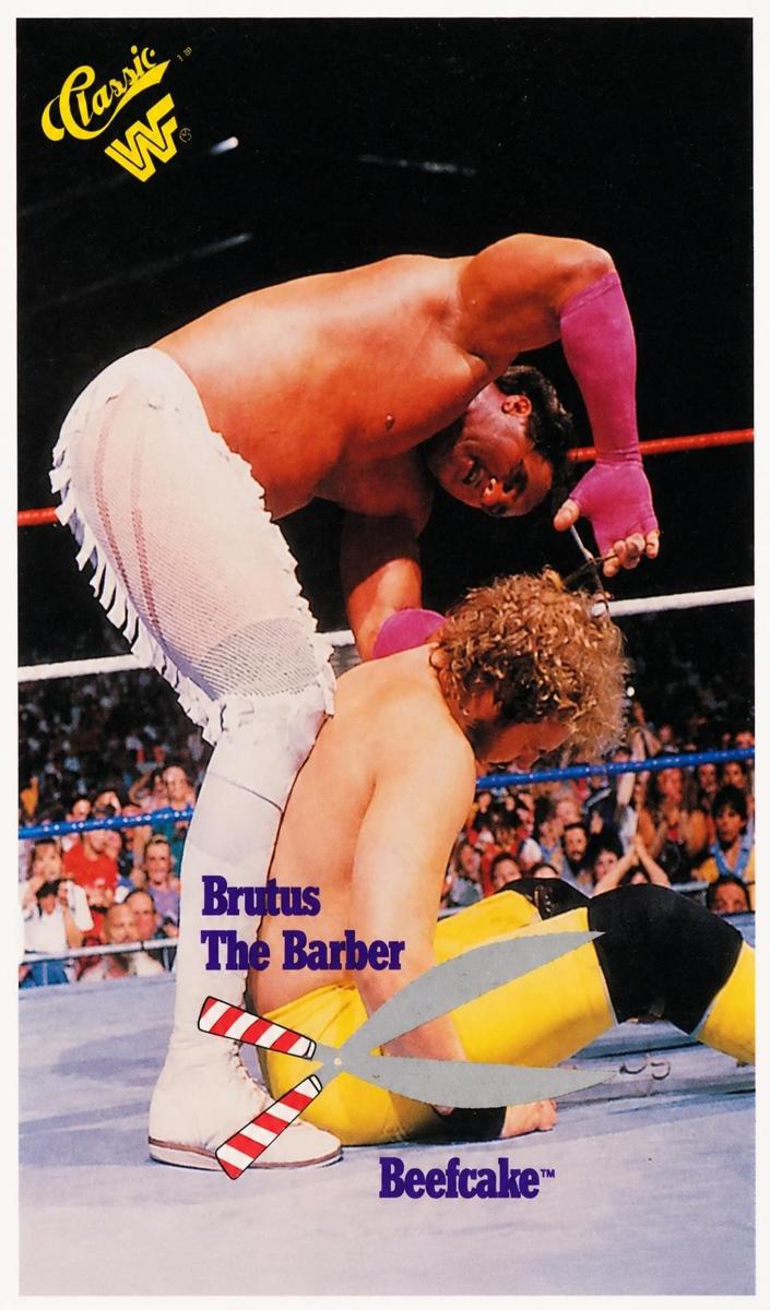 1990 Classic WWF Wrestling Brutus Beefcake #113