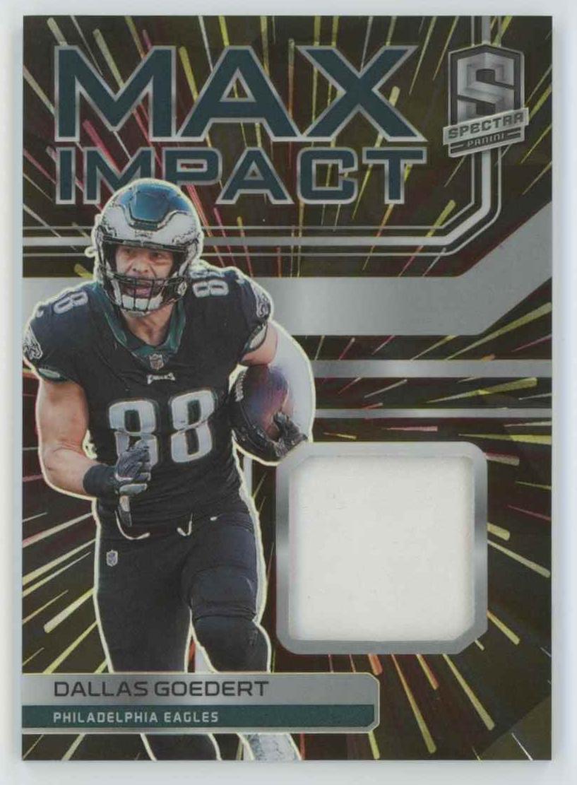 2022 Panini Spectra Football Hyper Dallas Goedert #MI-DGO PSA 7