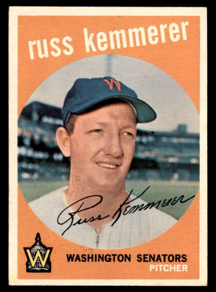 1959 Topps Baseball Russ Kemmerer #191