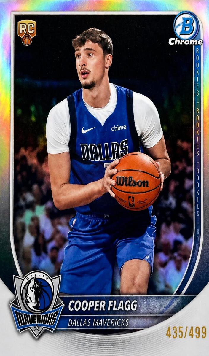 2025 Bowman Basketball Refractor Cooper Flagg #BCV-1
