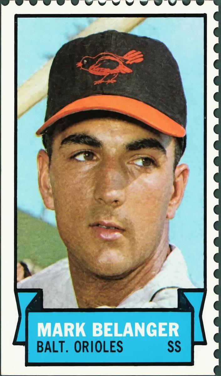 1969 Topps Stamps Baseball Mark Belanger #NNO