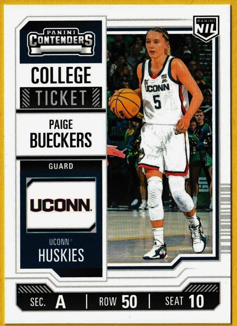 2024 Panini NIL University of Connecticut Basketball Paige Bueckers #1