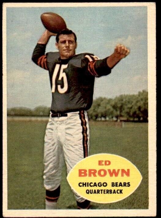 1960 Topps Football Ed Brown #12