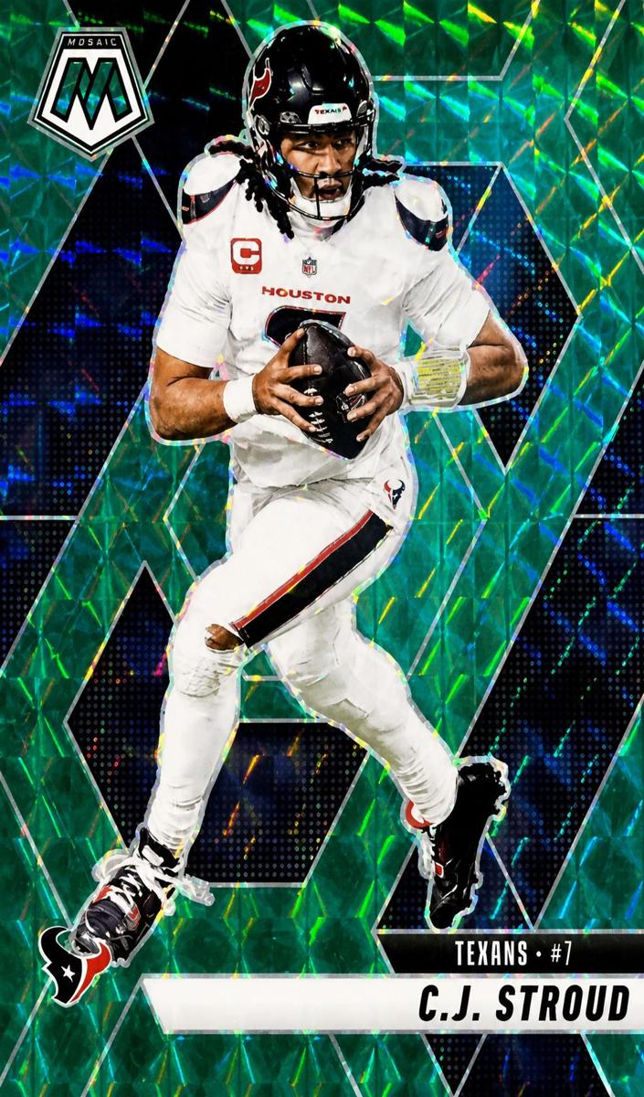 2025 Panini Mosaic Football Green C.J. Stroud #71