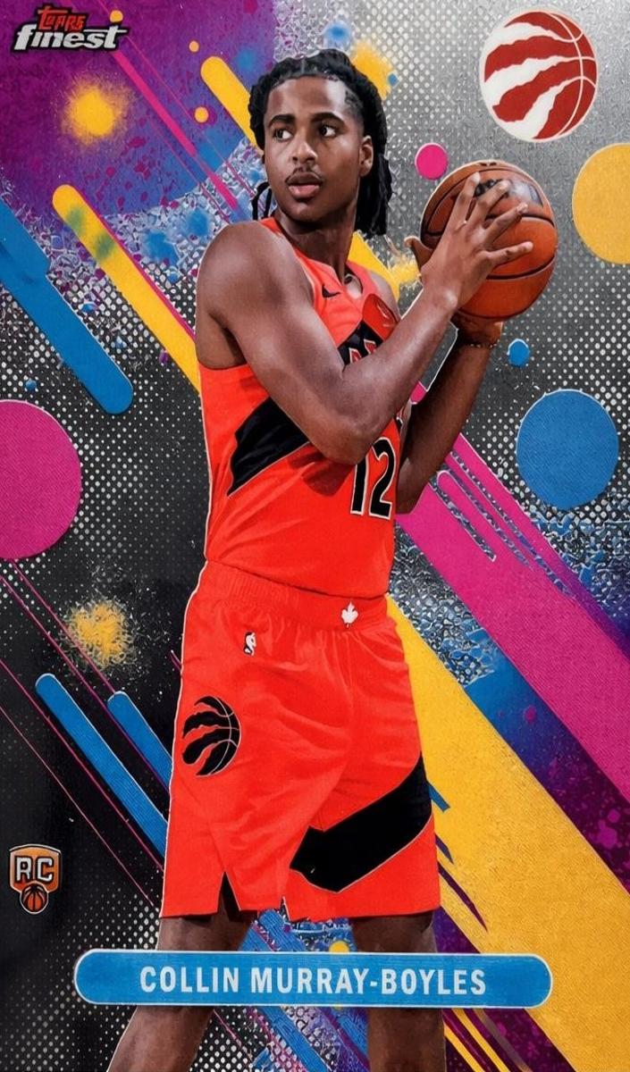 2025 Topps Finest Basketball Collin Murray-Boyles #9