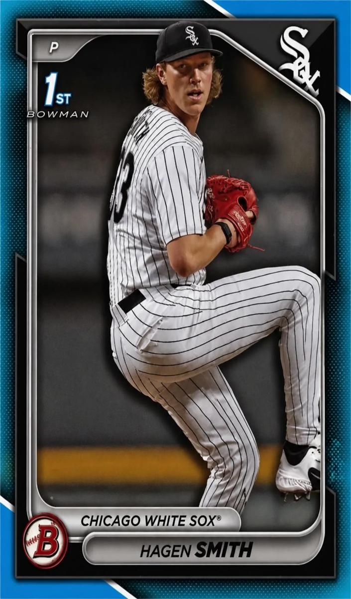 2024 Bowman Draft Baseball Sky Blue Hagen Smith #BD-2