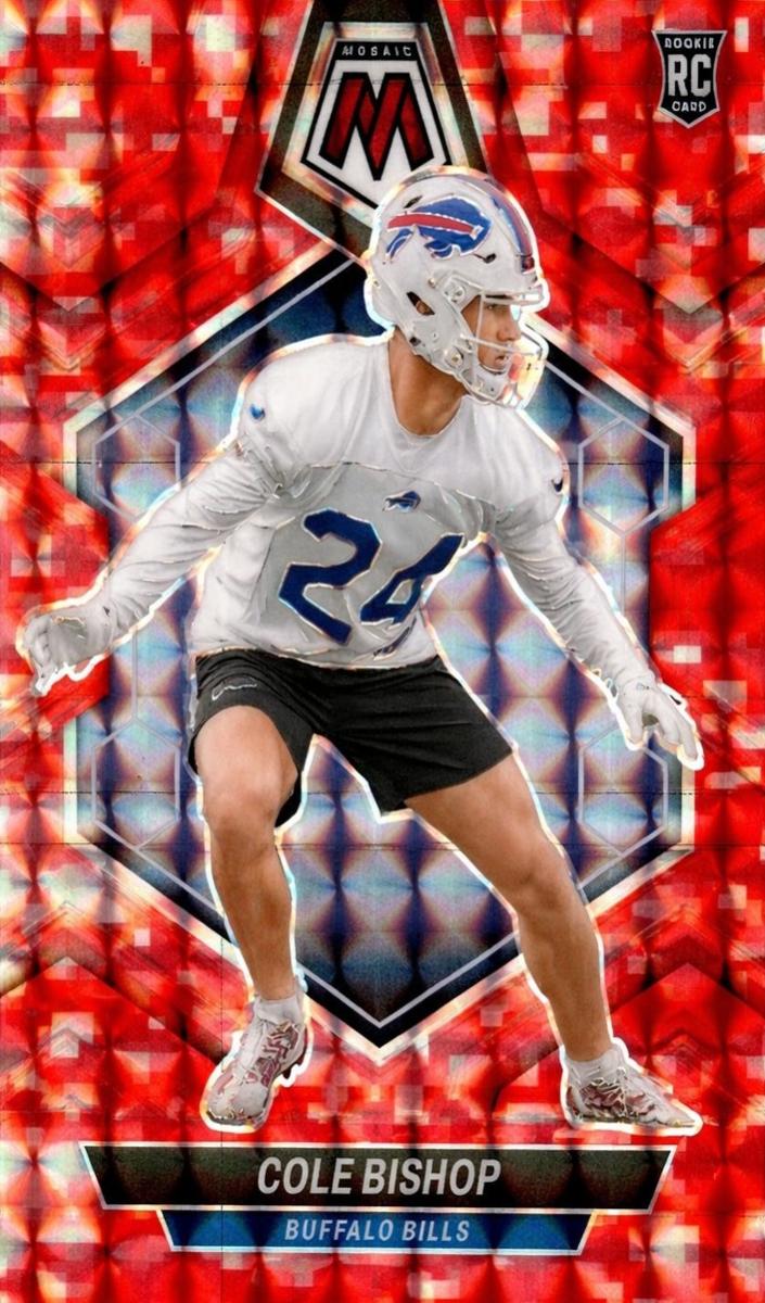 2024 Panini Mosaic Football Camo Red Cole Bishop #356