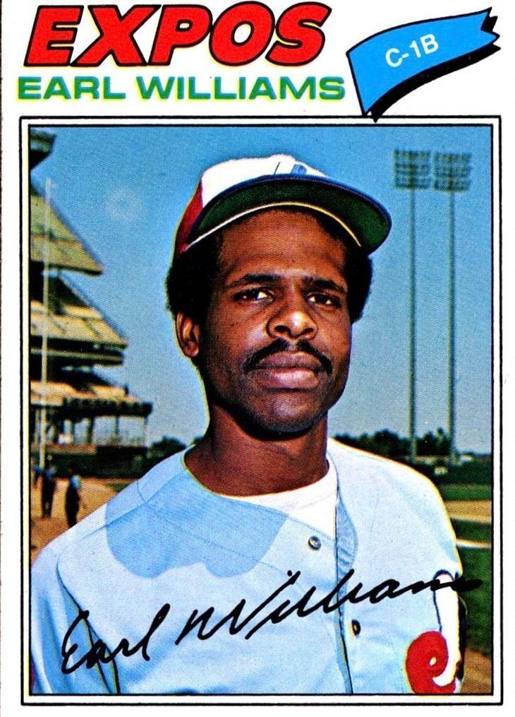 1977 Topps Baseball Earl Williams #223 SGC 8.5