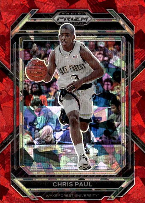 2023 Panini Prizm Draft Picks Basketball Red Ice Chris Paul #71