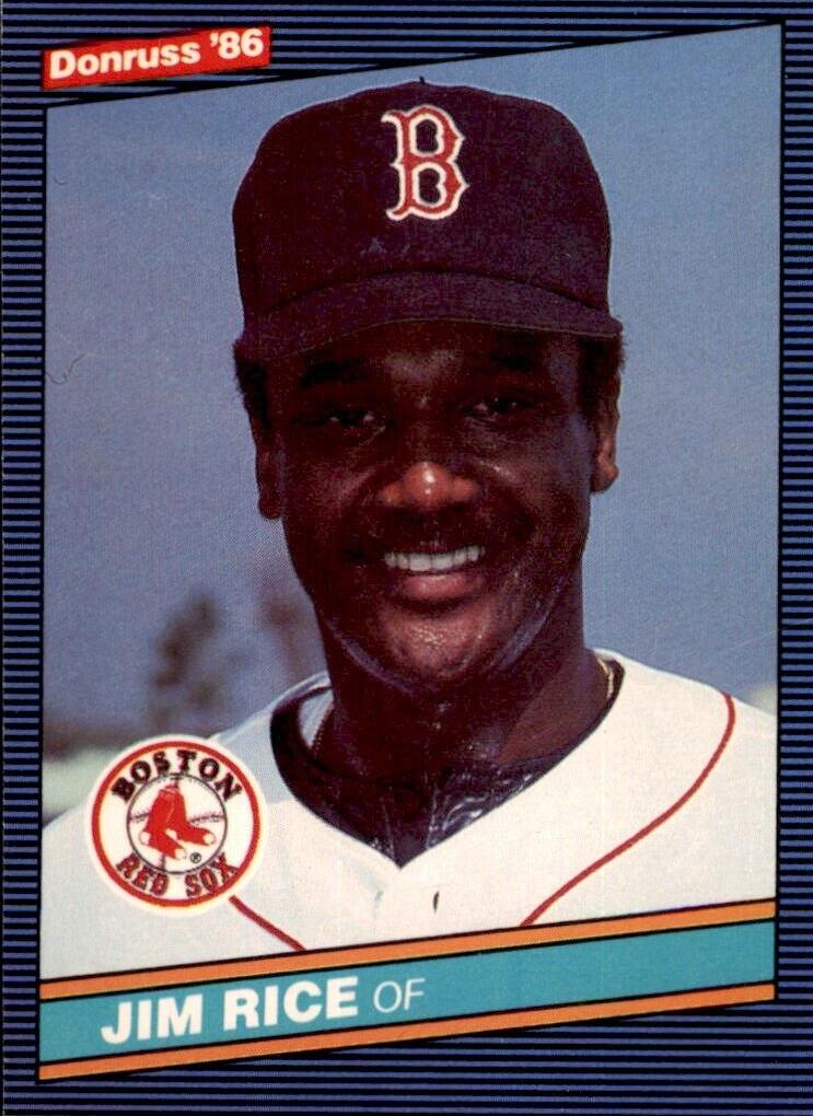 1986 Donruss Baseball Jim Rice #213 PSA 9