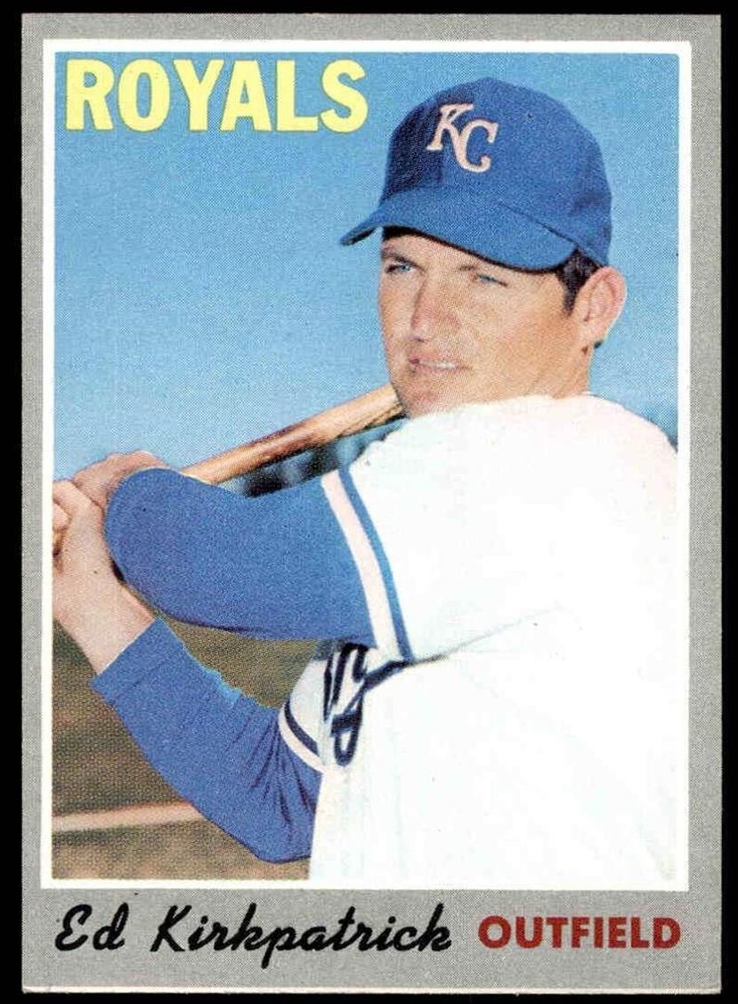 1970 Topps Baseball Ed Kirkpatrick #165 PSA 7.5