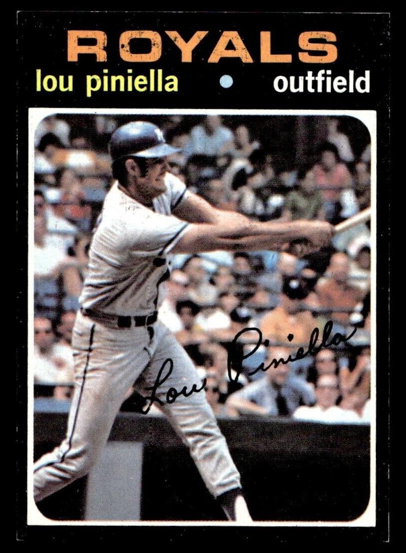 1971 Topps Baseball Lou Piniella #35 PSA 5.5