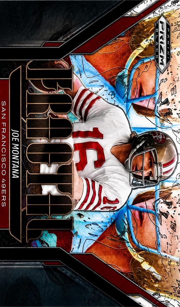 2025 Panini Prizm Black Football Silver Joe Montana #5