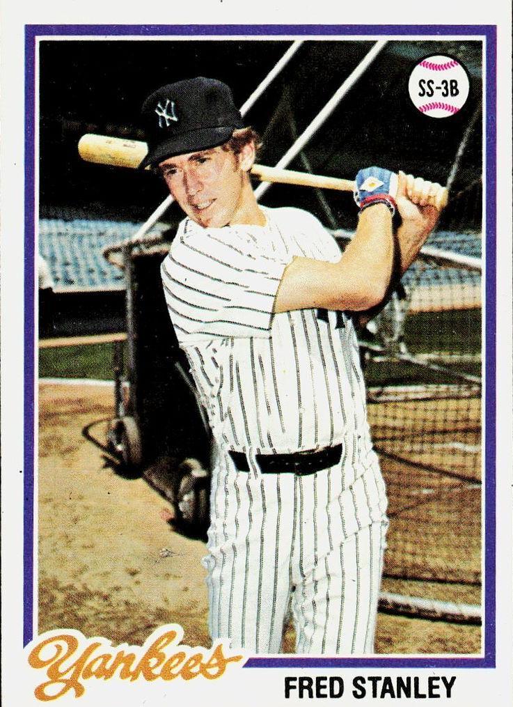1978 Topps Baseball Fred Stanley #664 PSA 9
