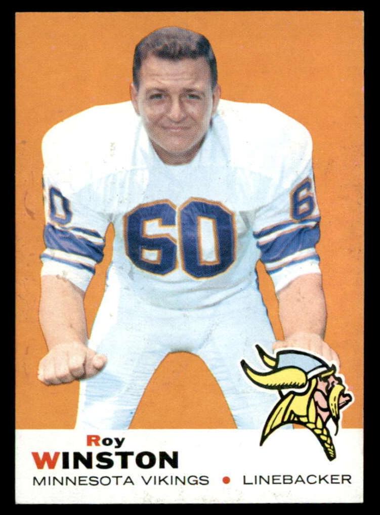 1969 Topps Football Roy Winston #82 PSA 8.5