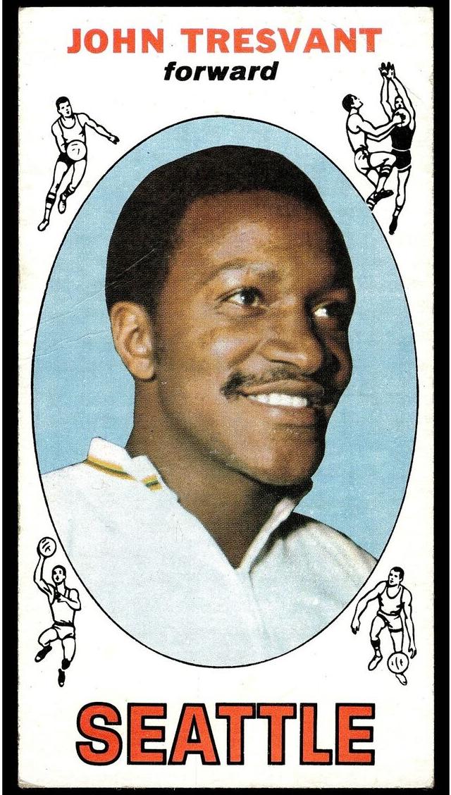 1969 Topps Basketball John Tresvant #58