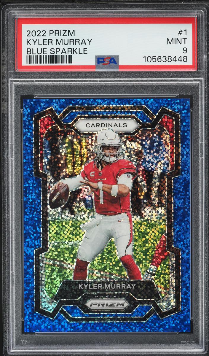 2022 Panini Prizm Football Blue Sparkle Kyler Murray #1