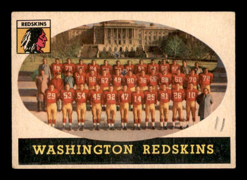 1958 Topps Football Washington Redskins #27