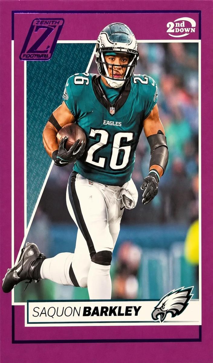 2024 Panini Zenith Football 2nd Down Saquon Barkley #80