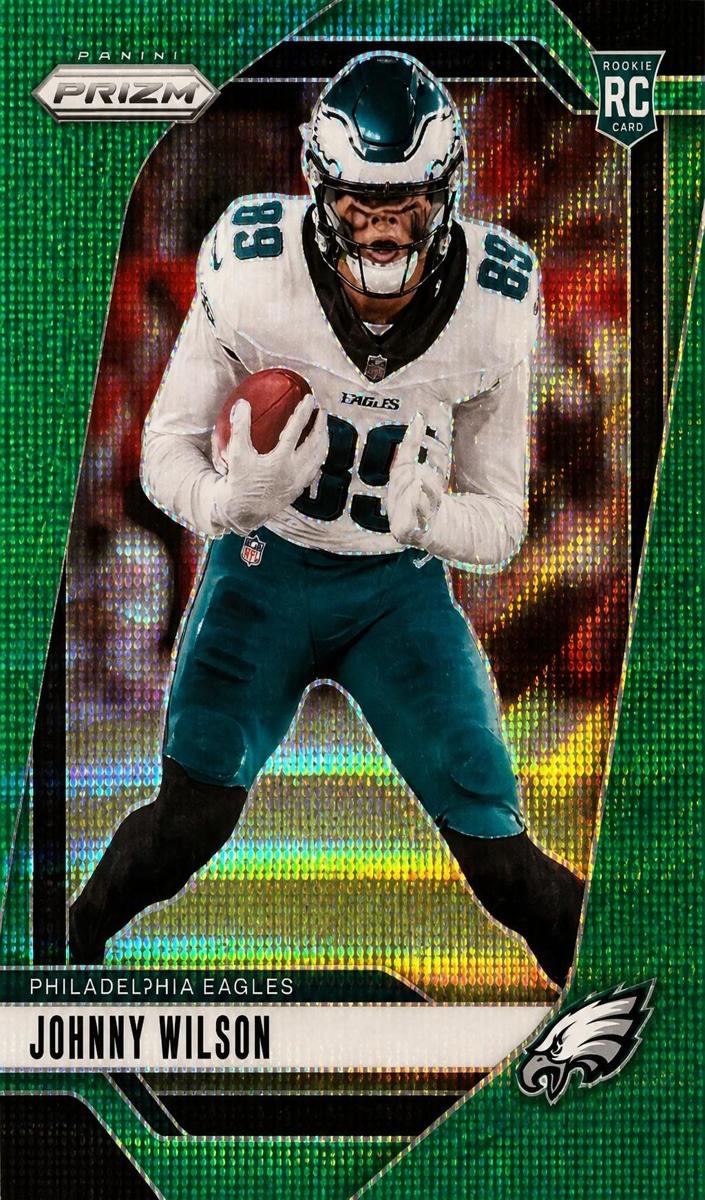 2024 Panini Prizm Football Green Wave Johnny Wilson #355 PSA 10