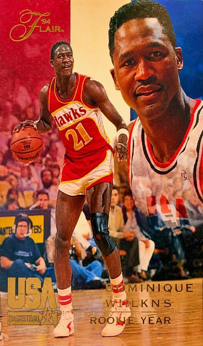 1994 Flair USA Basketball Dominique Wilkins #109