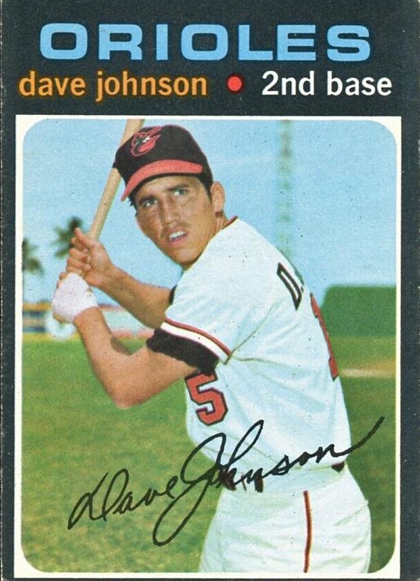 1971 O-Pee-Chee Baseball Dave Johnson #595
