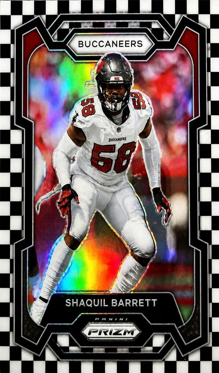 2023 Panini Prizm Football Black and White Checker Shaquil Barrett #281