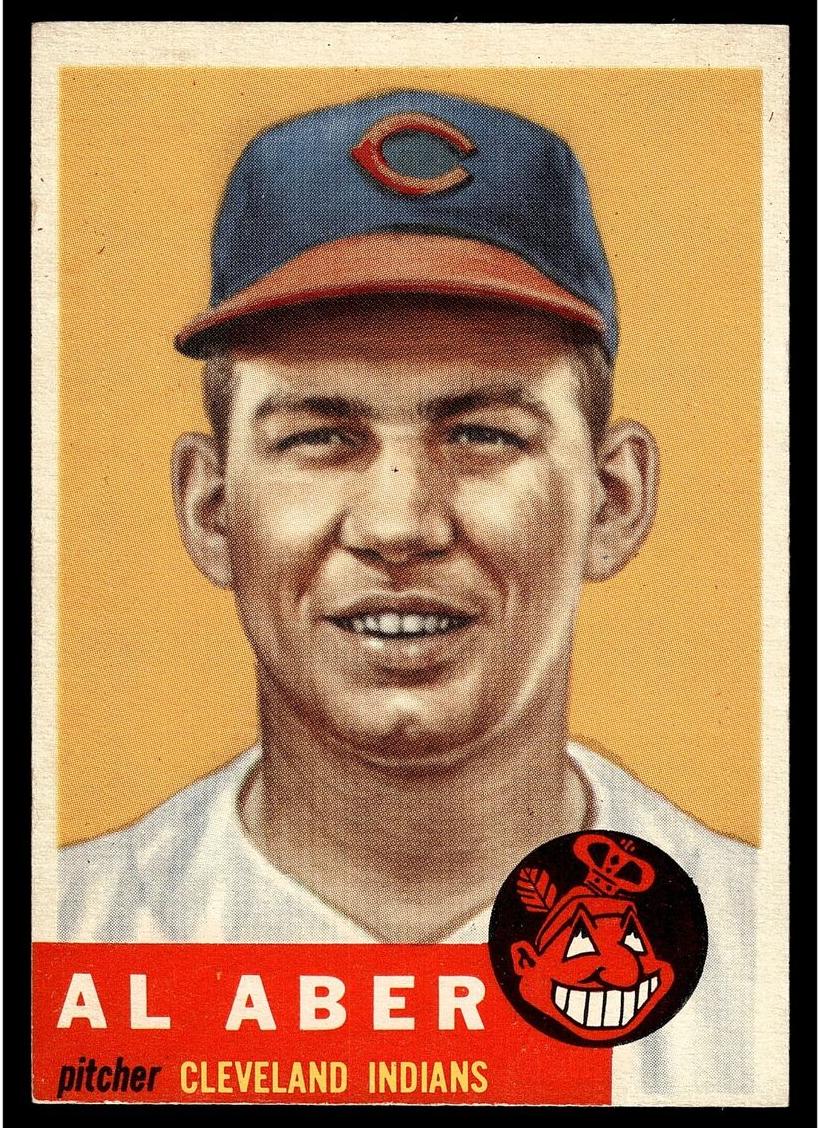 1953 Topps Baseball Al Aber #233 PSA 5.5
