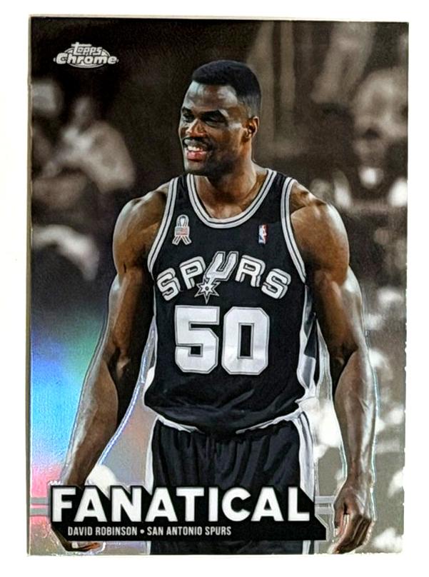 2025 Topps Chrome Basketball David Robinson #FAN-19 PSA 9
