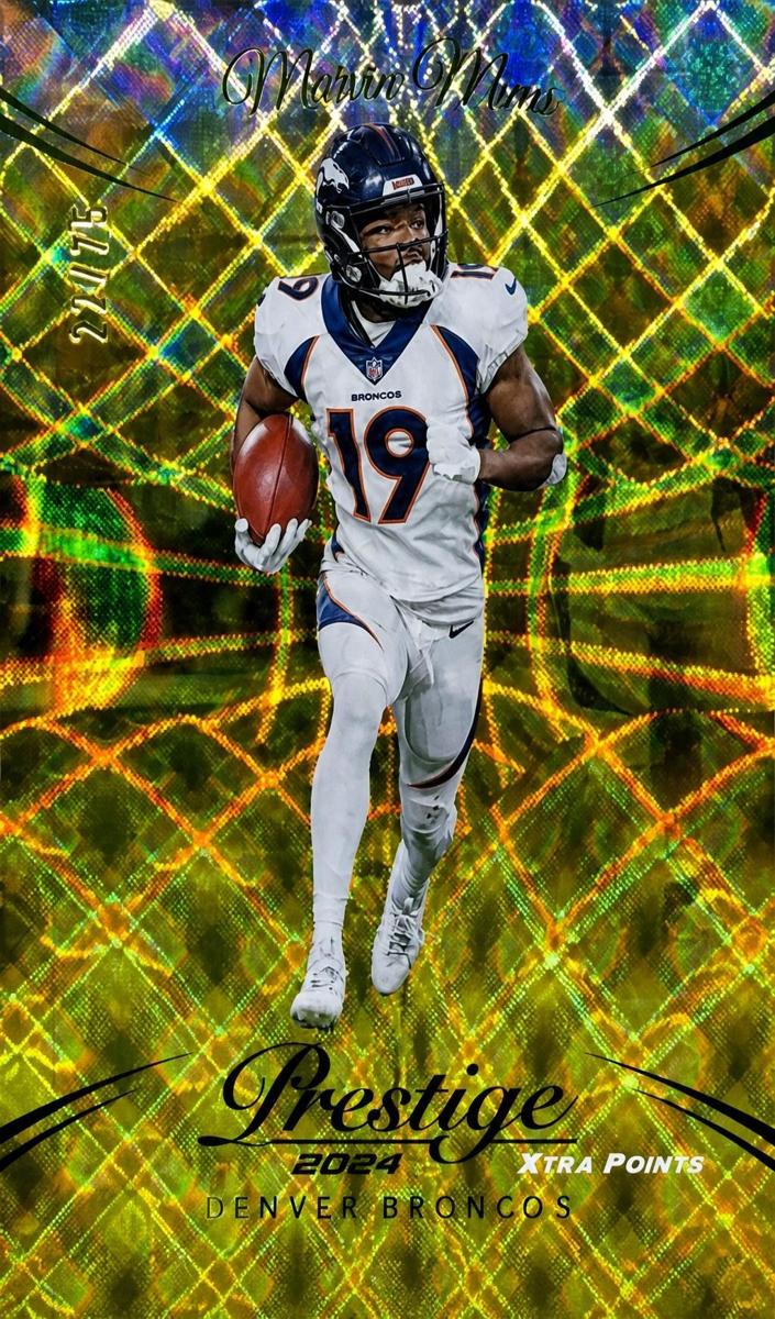 2024 Panini Prestige Football Gold Xtra Points Marvin Mims #89