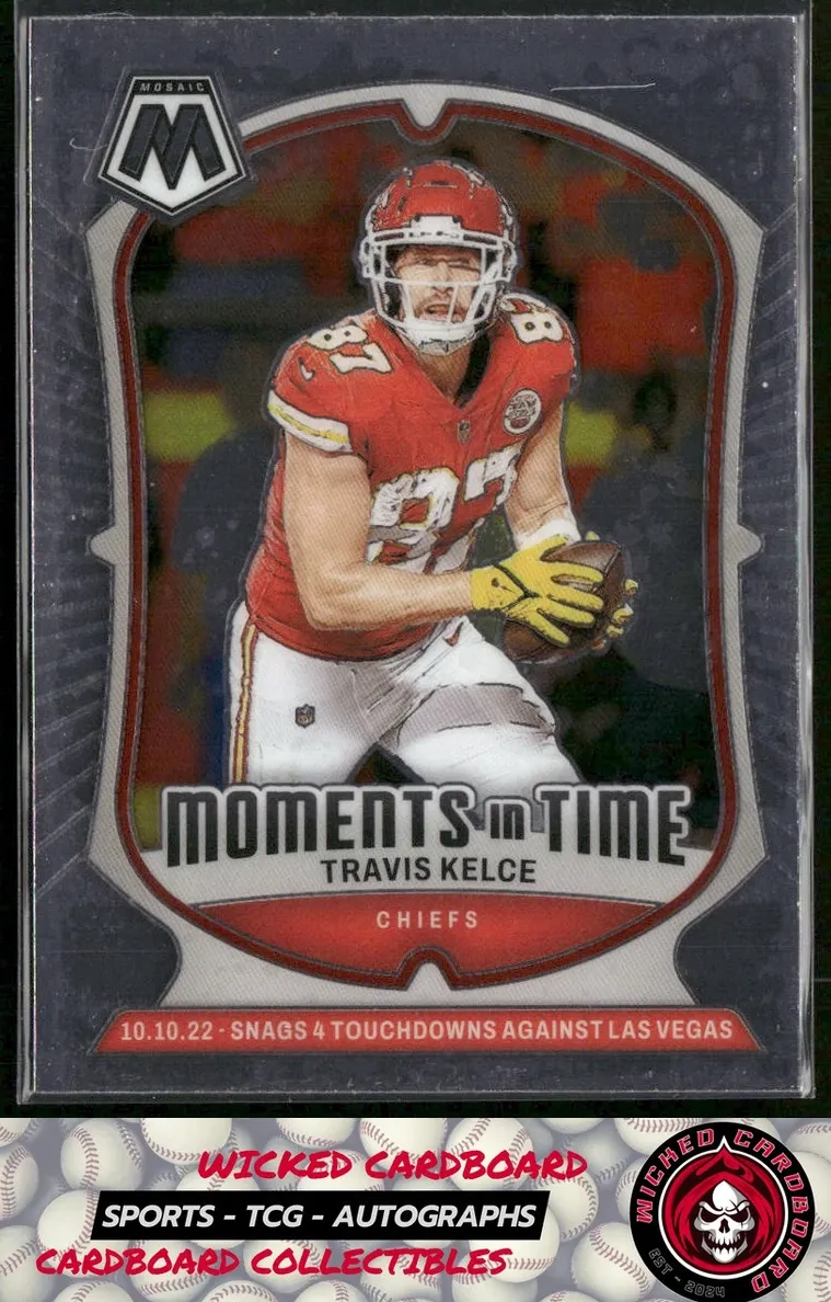 2024 Panini Mosaic Football Travis Kelce #12 PSA 9