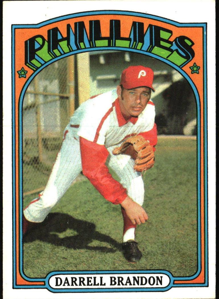1972 Topps Baseball Darrell Brandon #283 PSA 9