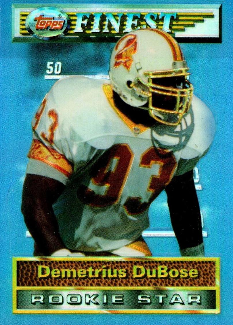 1994 Topps Finest Football Refractor Demetrius DuBose #159 PSA 10