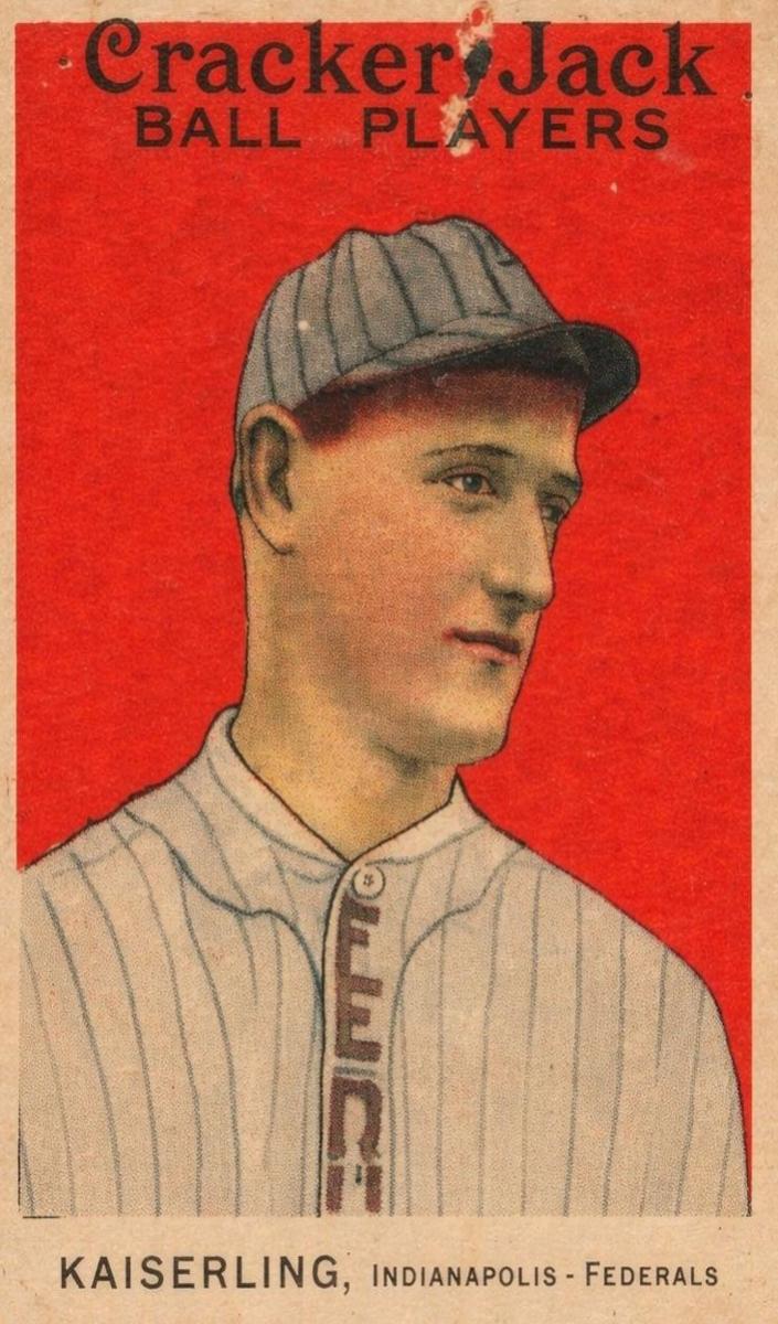 1915 Cracker Jack Baseball George Kaiserling #157