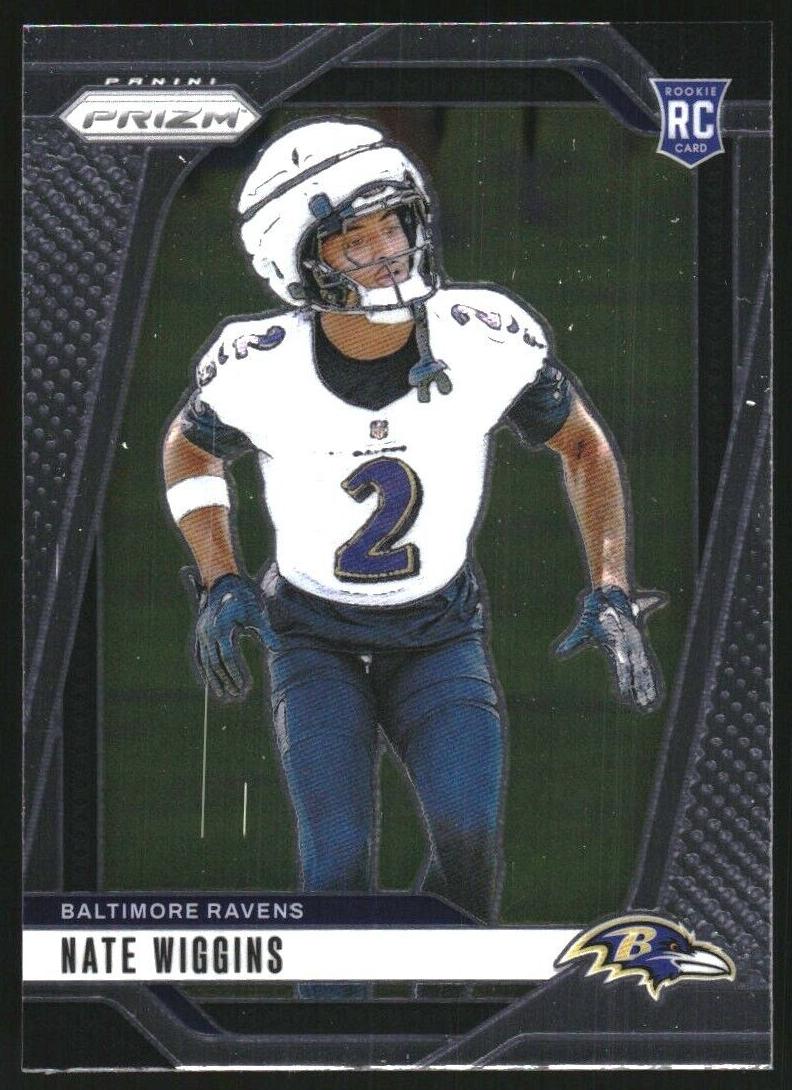 2024 Panini Prizm Football Nate Wiggins #380