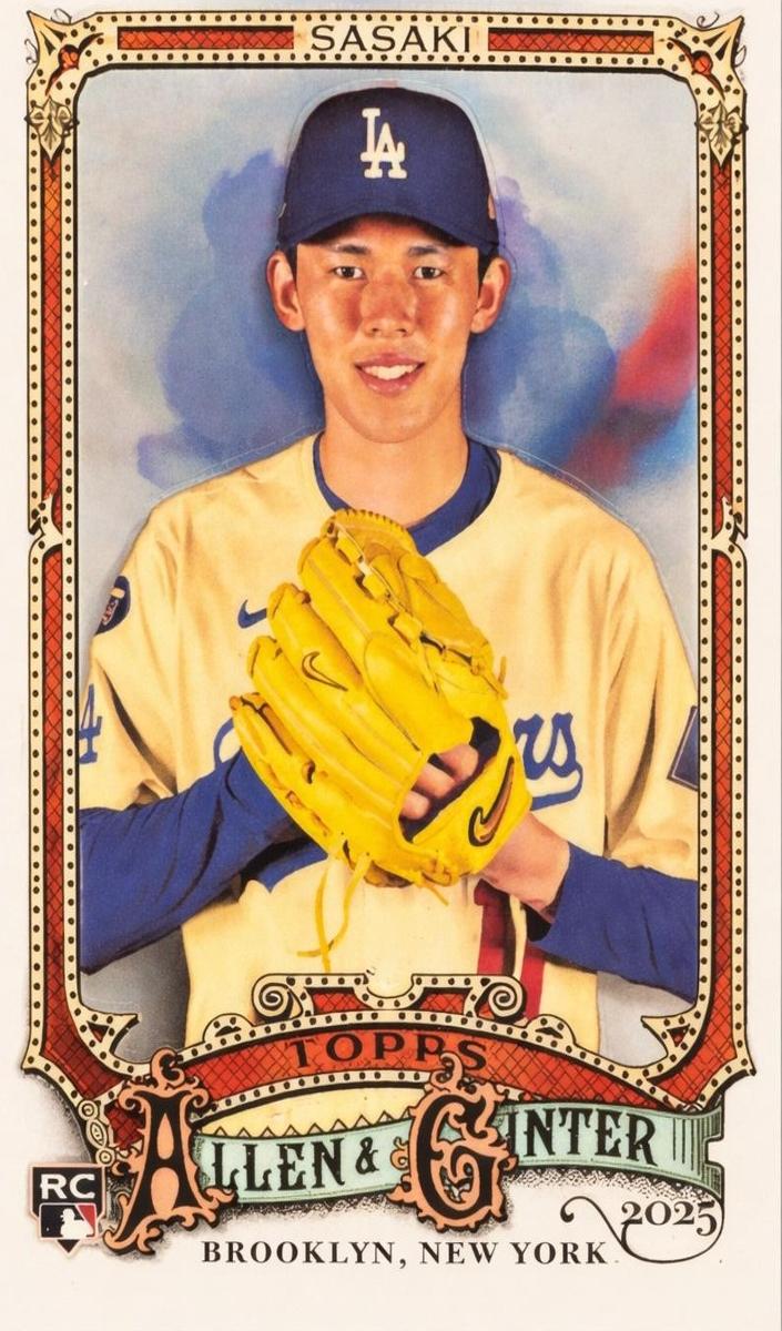 2025 Topps Allen & Ginter Baseball Refractor Roki Sasaki #92