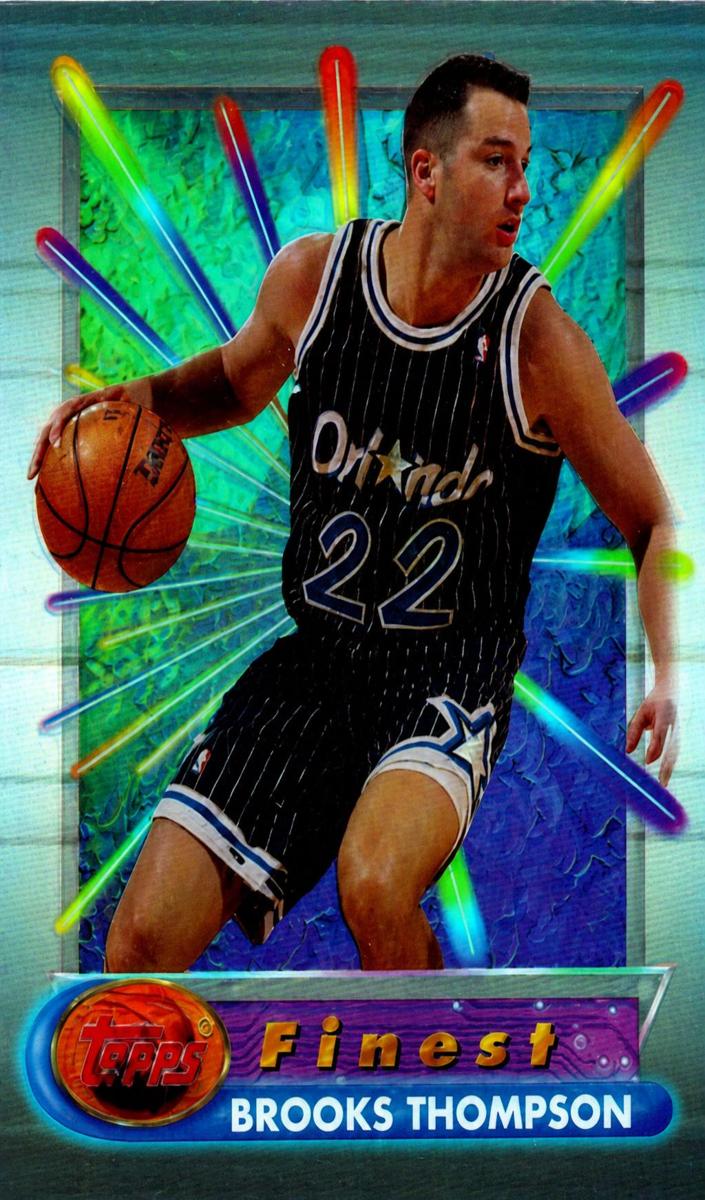 1994 Topps Finest Basketball Brooks Thompson #196