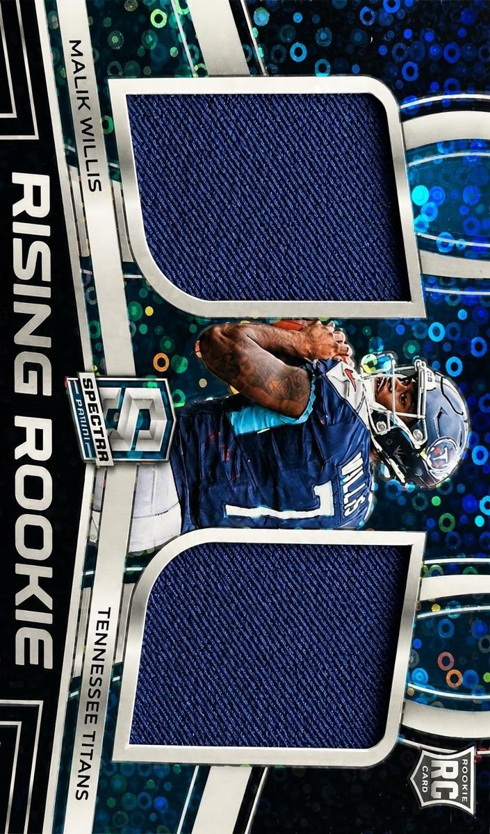 2022 Panini Spectra Football Neon Blue Malik Willis #RRM-MWI