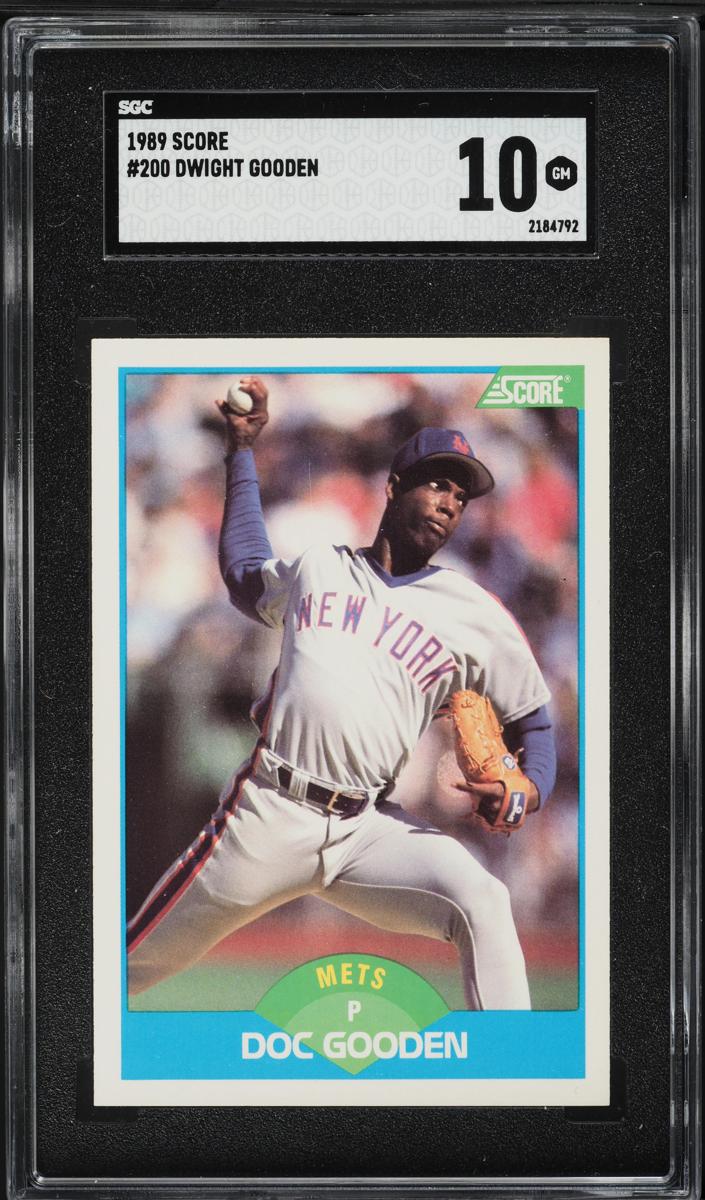 1989 Score Baseball Dwight Gooden #200 PSA 10