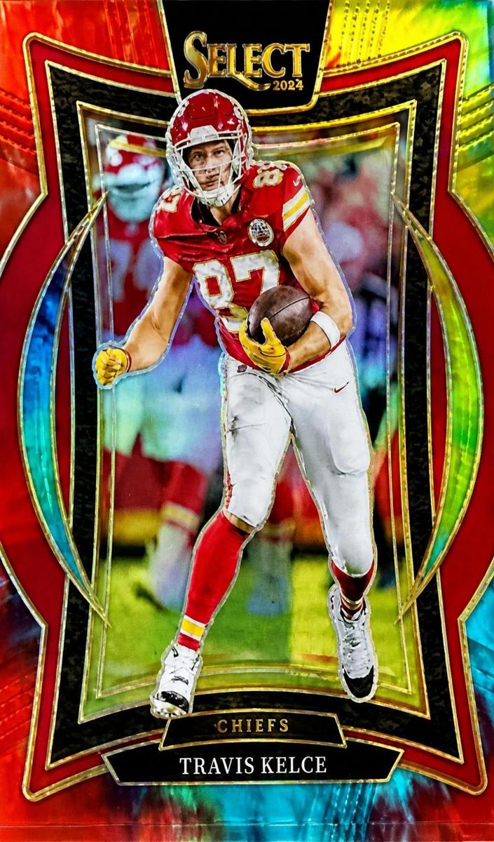 2024 Panini Select Football Tie-Dye Travis Kelce #97