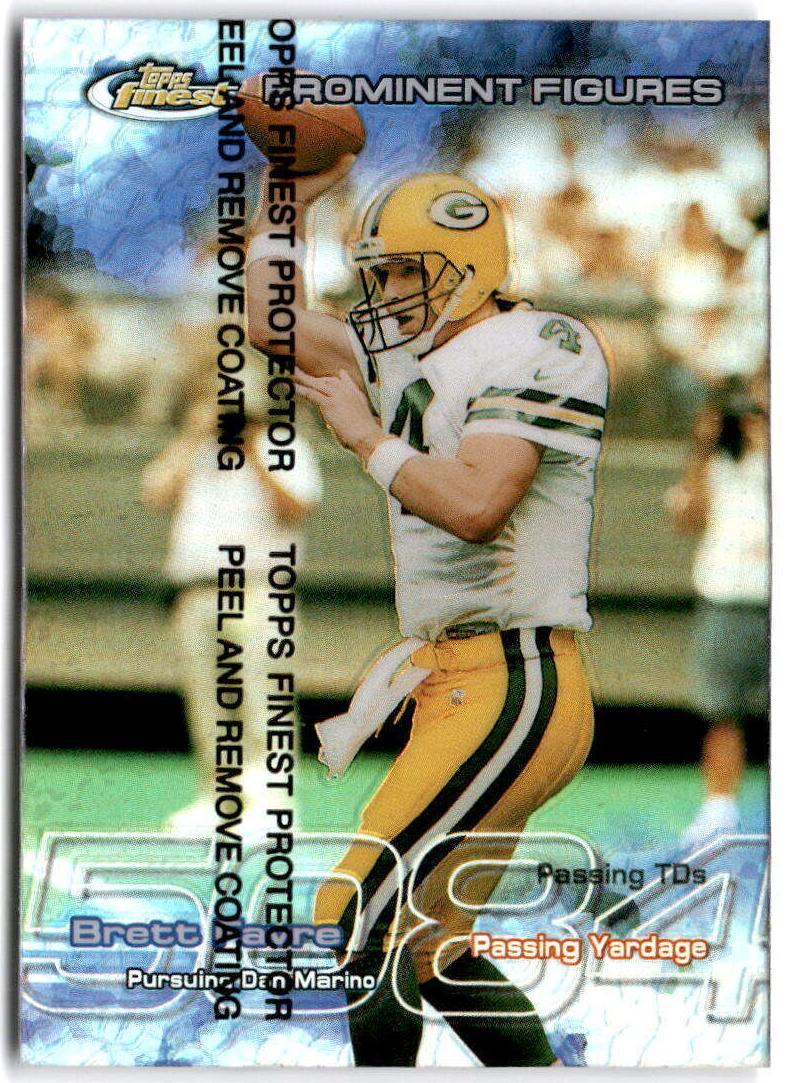 1999 Topps Finest Football Brett Favre #PF1 PSA 10